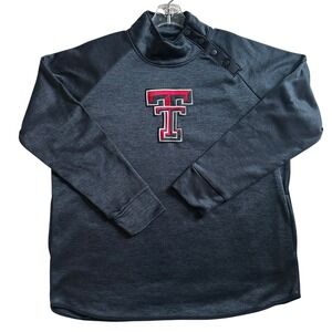 Colosseum Texas Tech Pullover Sweater Women's 2XL Red Raiders Fleece Logo